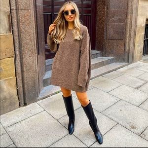 Zara oversized knit sweater (with matching pants in another listing)